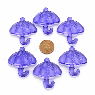 Transparent Acrylic Pendants TACR-T024-01B-936-1