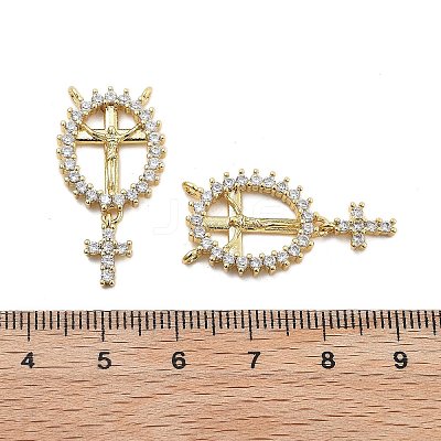 Brass Micro Pave Cubic Zirconia Pendants KK-Q006-53B-G-1