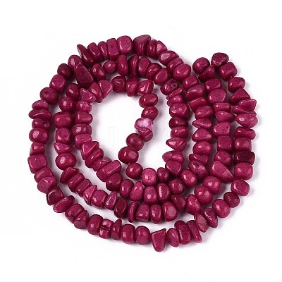 Dyed Natural Yellow Jade Beads Strands G-ZX005-13D-1
