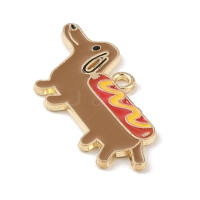 Alloy Enamel Pendants ENAM-Z010-06KCG-1