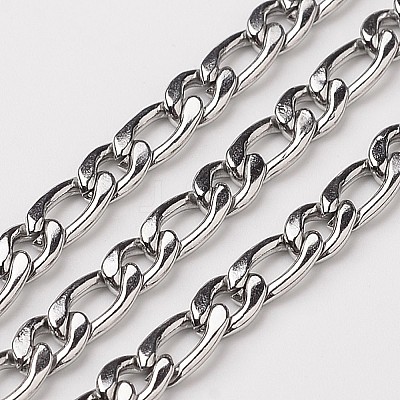 Tarnish Resistant 304 Stainless Steel Mother-Son Chains CHS-K001-84-1