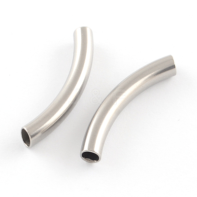 Tarnish Resistant Stainless Steel Tube Beads STAS-R068-01-1