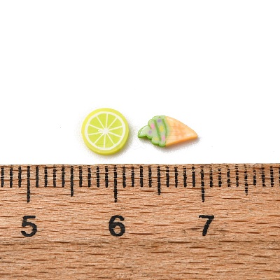 Handmade Polymer Clay Cabochons and Plastic Beads for DIY Jewelry Making Findings CLAY-B007-04L-1