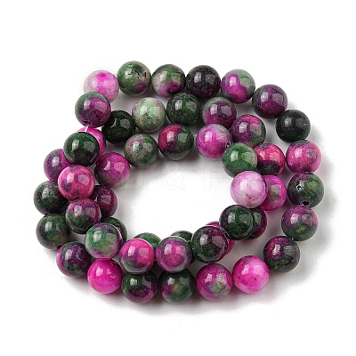 Jade Beads Strands G-D264-8mm-XH18-1