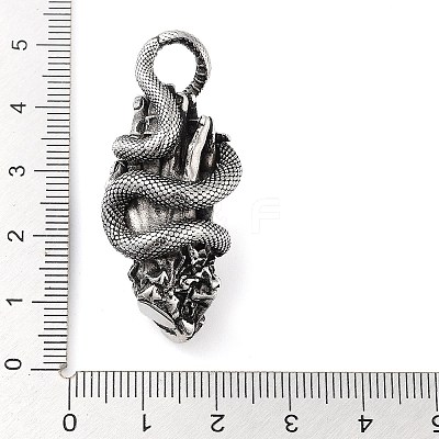 304 Stainless Steel Pendants STAS-R225-17AS-1