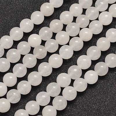 Natural Malaysia Jade Bead Strands G-A146-8mm-A29-1