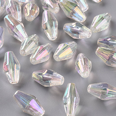 Transparent Acrylic Beads TACR-S156-009-1