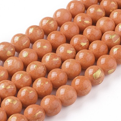 Natural Mashan Jade Beads Strands G-F669-A01-10mm-1