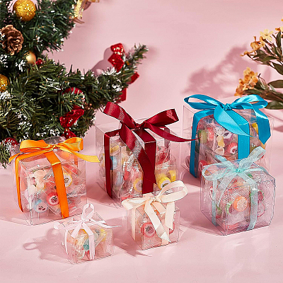 Foldable Transparent PET Box CON-WH0074-72E-1