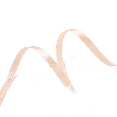 1/4 inch(6mm) Light Salmon Satin Ribbon Wedding Party Decoration X-RC6MMY007-1