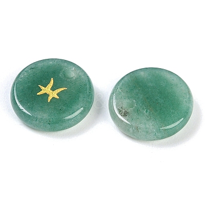 Natural Green Aventurine Pendants G-K359-04B-1