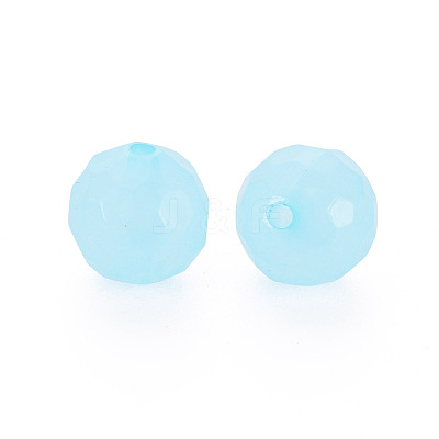 Imitation Jelly Acrylic Beads MACR-S373-97B-E08-1