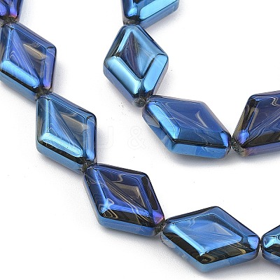 Electroplate Glass Beads Strands EGLA-B010-01A-FR05-1