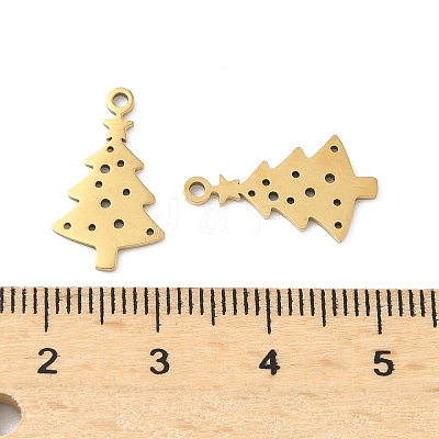Christmas 201 Stainless Steel Pendants STAS-P428-01A-G-1
