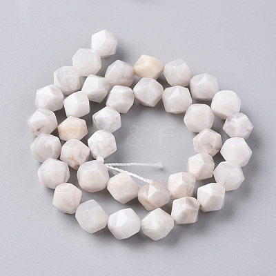 Natural White Crazy Lace Agate Beads Strands G-F668-03-10mm-1