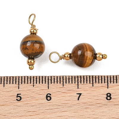 Natural Tiger Eye Pendants GG-CBA5E56-07G-08-1