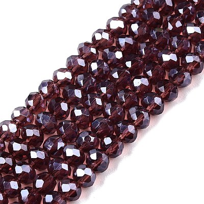 Electroplate Glass Beads Strands EGLA-A044-T3mm-A13-1