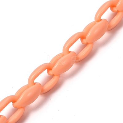 Handmade Acrylic Cable Chains AJEW-JB00690-1