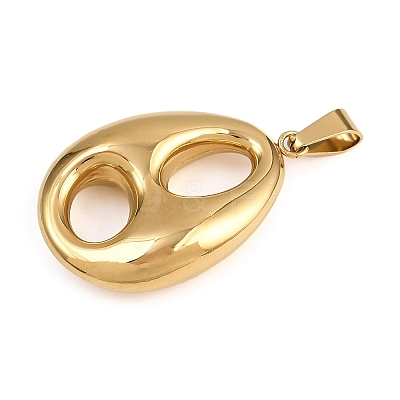 304 Stainless Steel Pendants STAS-P407-04E-G-1