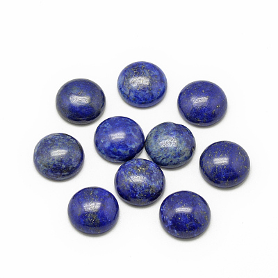 Natural Lapis Lazuli Cabochons X-G-R416-8mm-33-1