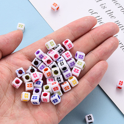 Craft Style Acrylic Beads MACR-S373-03F-1