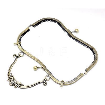 Iron Purse Frame Handle for Bag Sewing Craft Tailor Sewer FIND-T008-048AB-1
