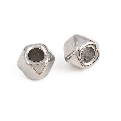 Irregular 304 Stainless Steel Beads STAS-D394-03O-P-1