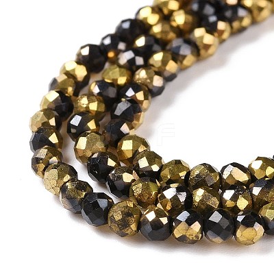 Electroplate Glass Beads Strands LS-GLAA-H021-01B-HP04-1