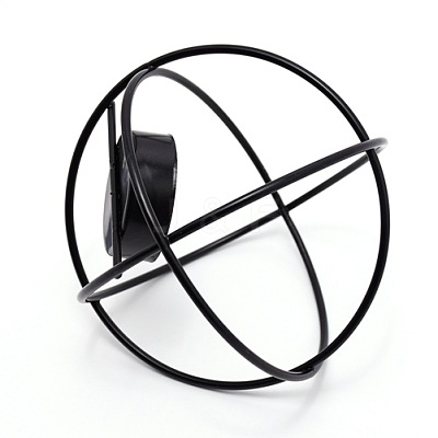 Iron Candle Holder LS-AJEW-WH0002-09B-1