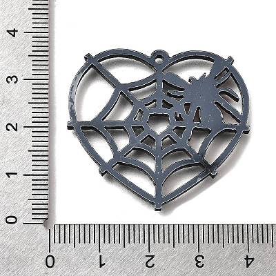 Halloween Themes Opaque Printed Acrylic Pendants OACR-P033-02-1