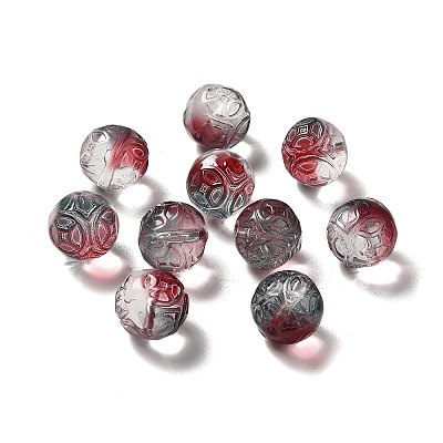 Transparent Glass Beads GLAA-D025-03E-1