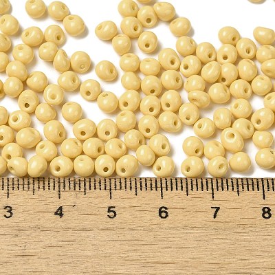 6/0 Opaque Baking Paint Glass Seed Beads X1-SEED-M012-02A-07-1