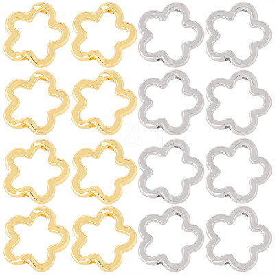 20Pcs 2 Colors Alloy Bead Frame FIND-SC0017-72-1