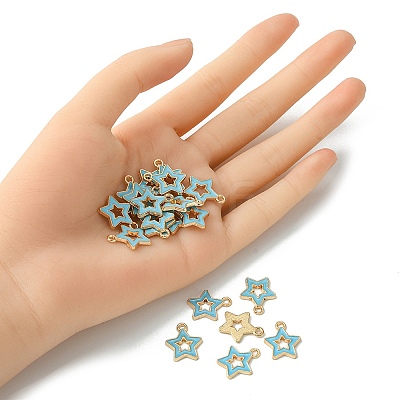 Alloy Enamel Pendants ENAM-YW0003-01E-1