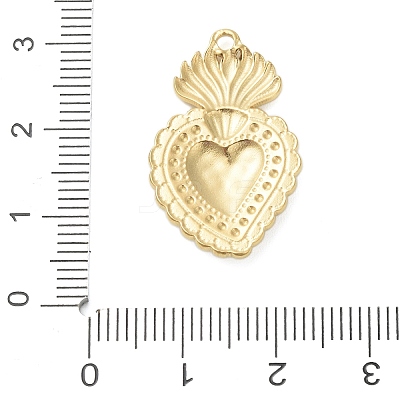 304 Stainless Steel Enamel Pendants STAS-K303-04G-02-1