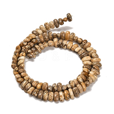 Natural Picture Jasper Beads Strands G-Q167-B14-01-1