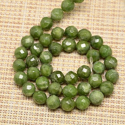 Natural Gemstone Green Quartz Round Bead Strands G-L143-10mm-01-1