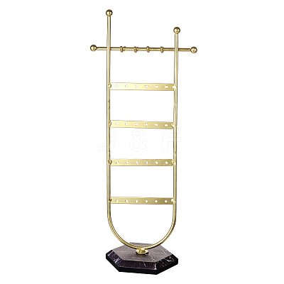 24-Hole Iron Jewelry Display Stands X1-ODIS-F001-06G-1