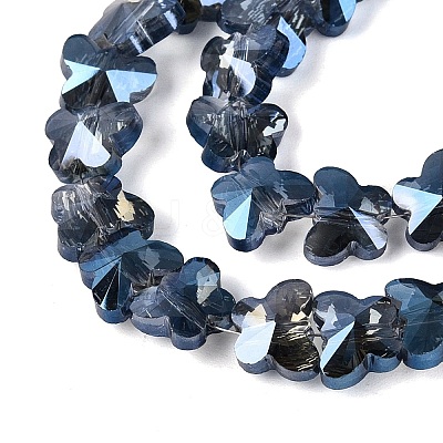 Electroplate Glass Beads Strands EGLA-Q135-04A-A04-1