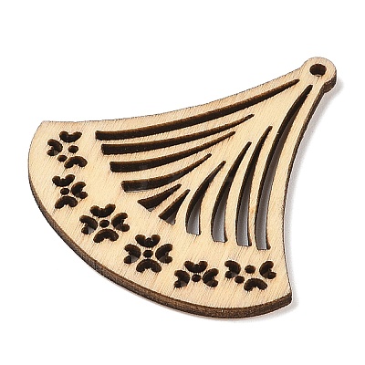 Hollow Wood Big Pendants WOCR-PW0003-83I-1