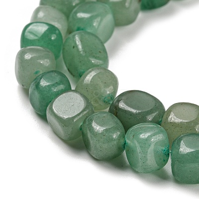 Natural Green Aventurine Bead Strands G-F464-04A-1