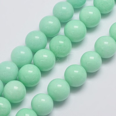 Natural Malaysia Jade Beads Strands G-A146-12mm-B06-1