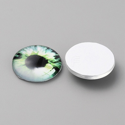 Glass Cabochons LS-GLAA-WH0033-75F-03-1