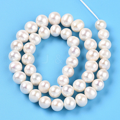 Natural Cultured Freshwater Pearl Beads Strands PEAR-N016-09D-1