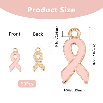 60Pcs Alloy Enamel Pendants ENAM-DC0001-76-1