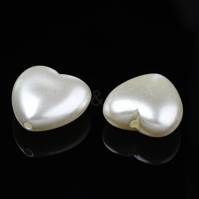 ABS Plastic Imitation Pearl Beads KY-S163-450-1