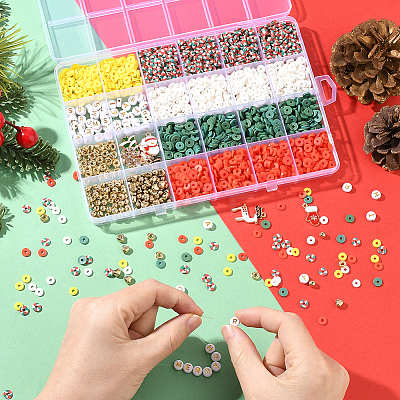 Christmas Theme DIY Jewelry Making Findings Kits DIY-SP0005-71-1