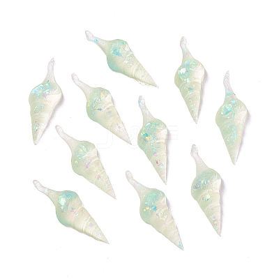 Transparent Epoxy Resin Cabochons CRES-T020-08A-1
