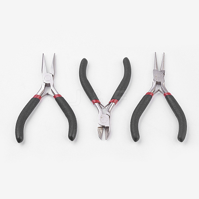 45# Carbon Steel DIY Jewelry Tool Sets: Round Nose Pliers PT-R007-07-1