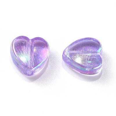 100Pcs Eco-Friendly Transparent Acrylic Beads TACR-YW0001-07D-1